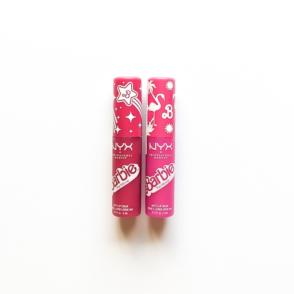 SET Barbie Movie Collection x NYX Smooth Whip Matte Lip Cream - Limited Edition - Picture 2 of 15